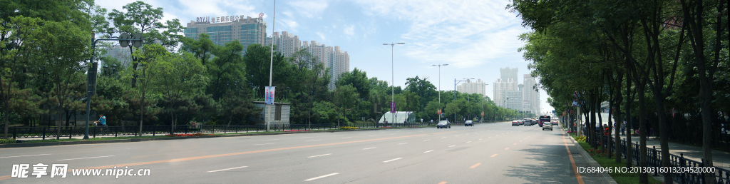 沈阳青年大街全景