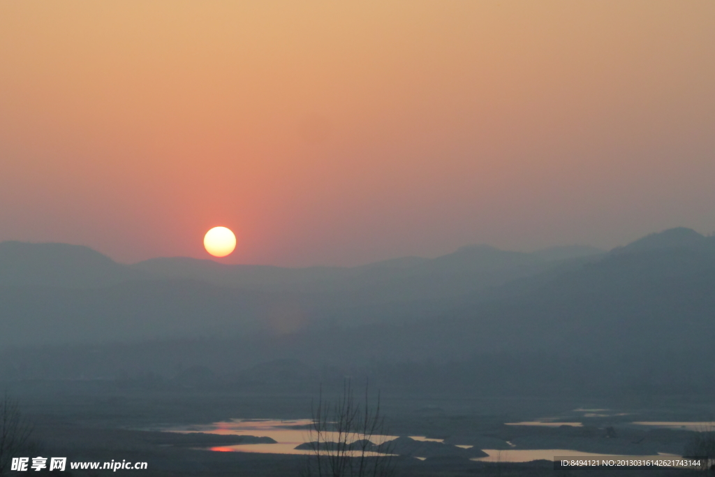 夕阳西下