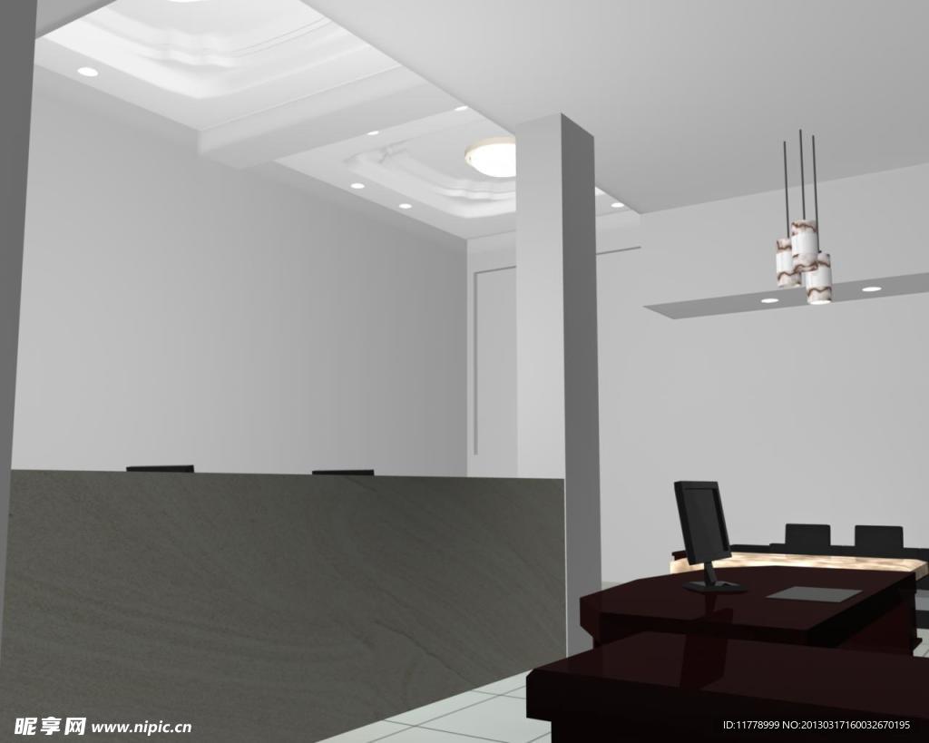 3D maya 办公室