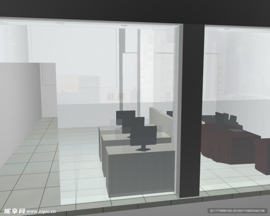 3Dmaya办公室