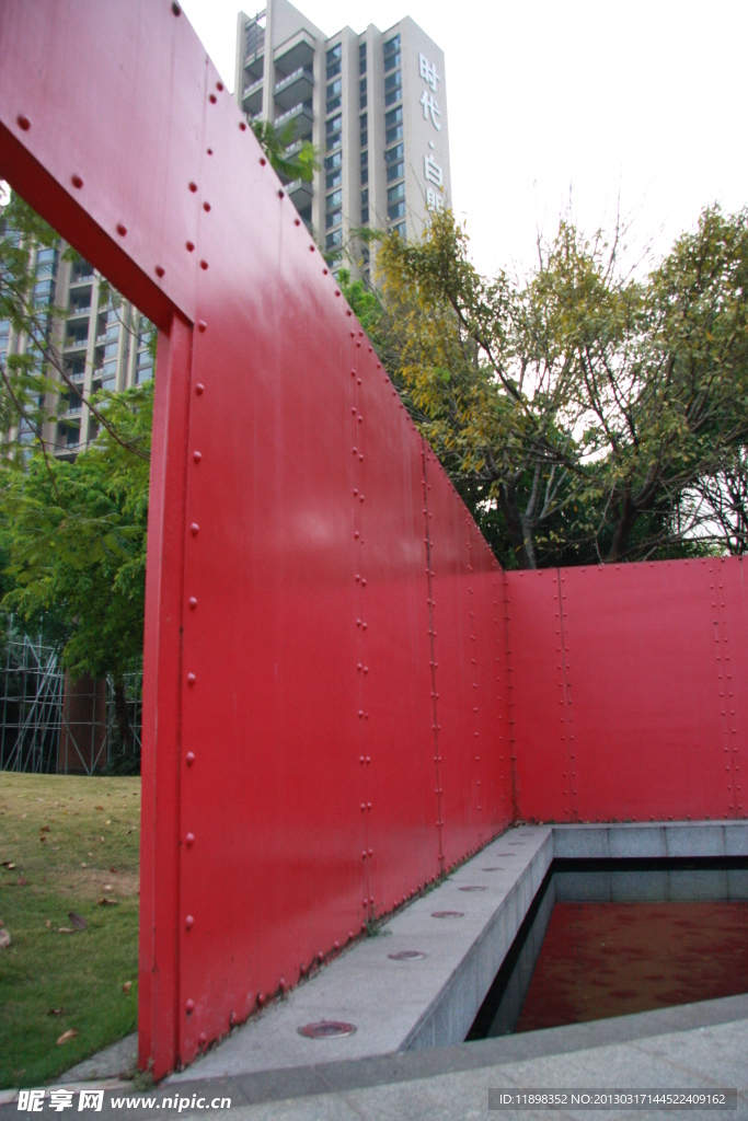 红铸铁围栏