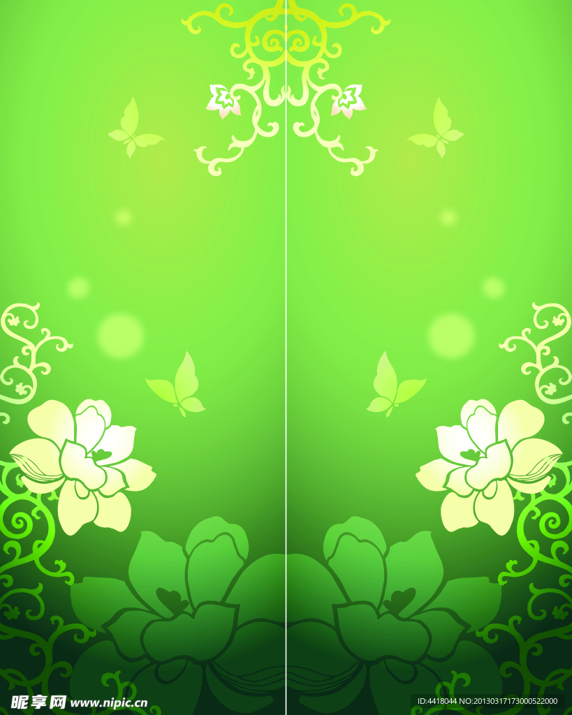 花朵移门