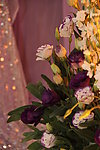 紫色玫瑰花花艺