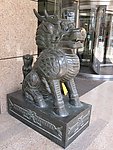 铜麒麟雕塑