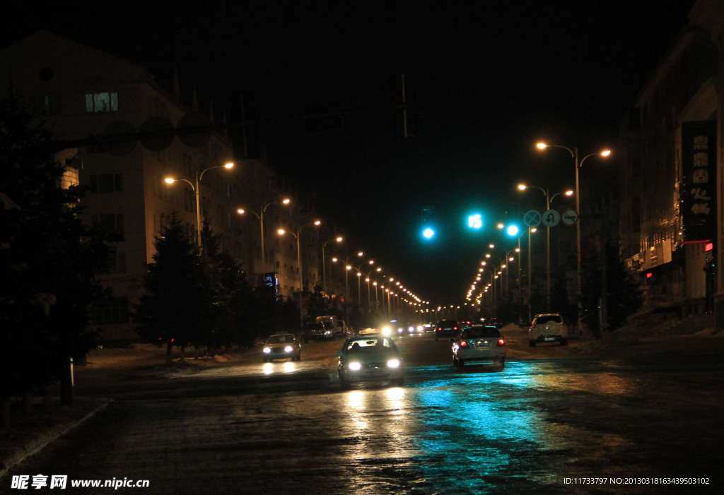夜晚