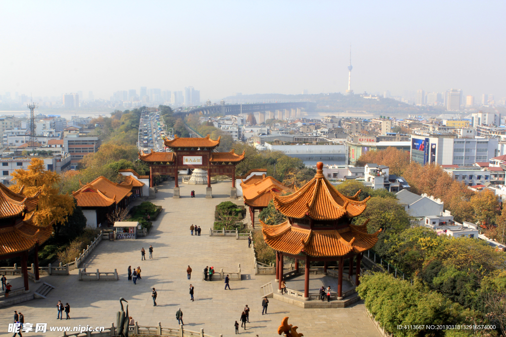 黄鹤楼风景