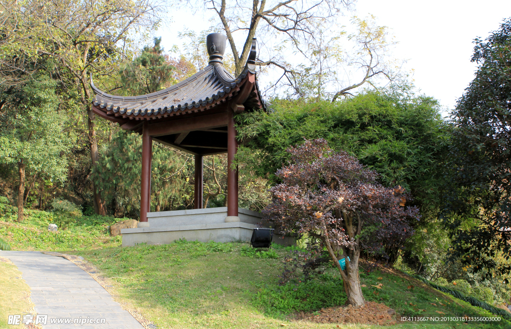 黄鹤楼公园风景