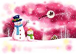 圣诞节雪人