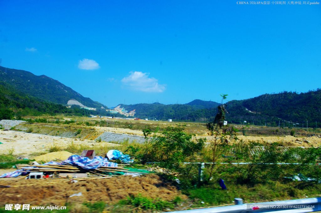 龙岗南澳一路风景山水