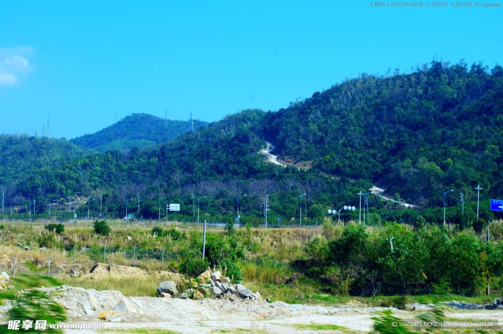 龙岗南澳一路风景山水