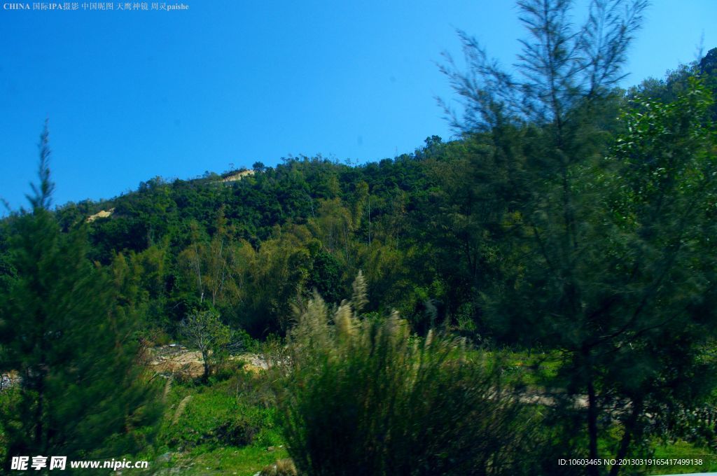 龙岗南澳一路风景山水