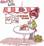 吃汉堡