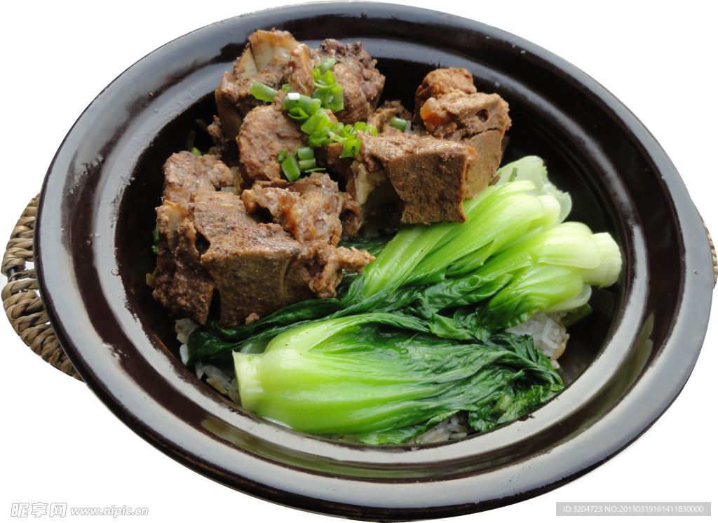 骨汁小排煲仔饭