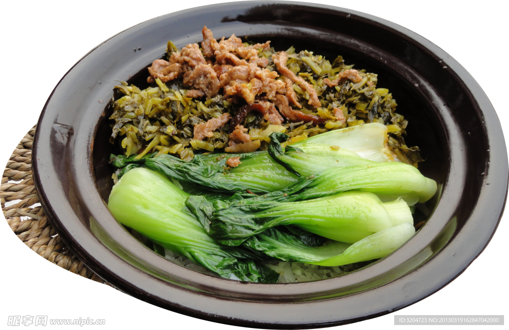 雪菜肉丝煲仔饭