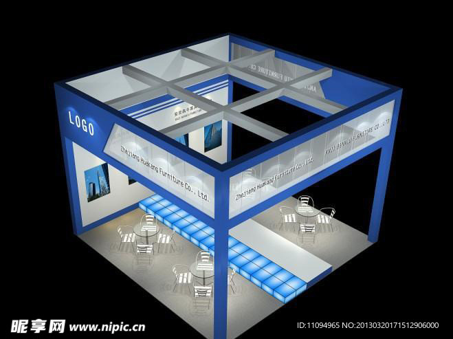 展览展示展厅3d模型