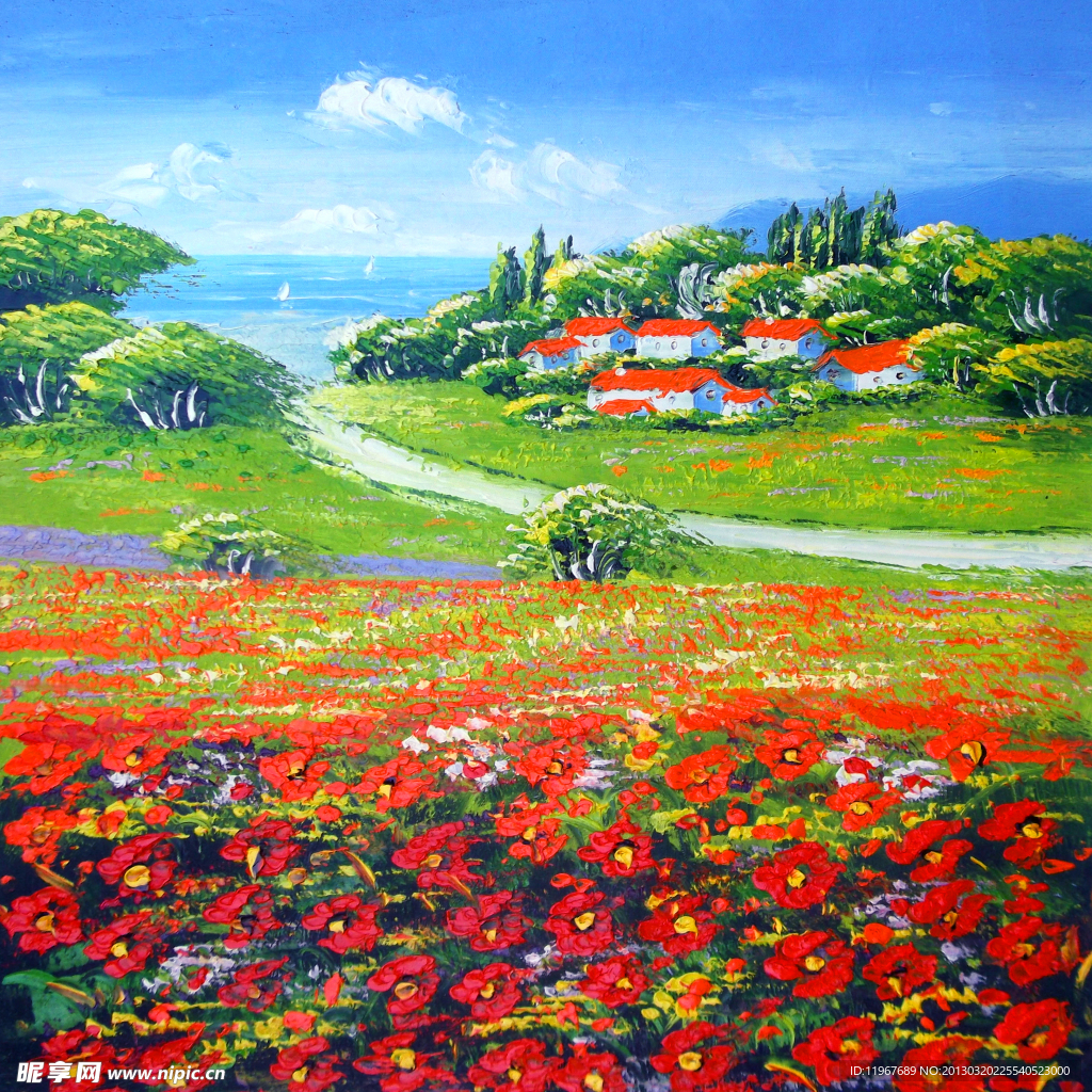 油画风景