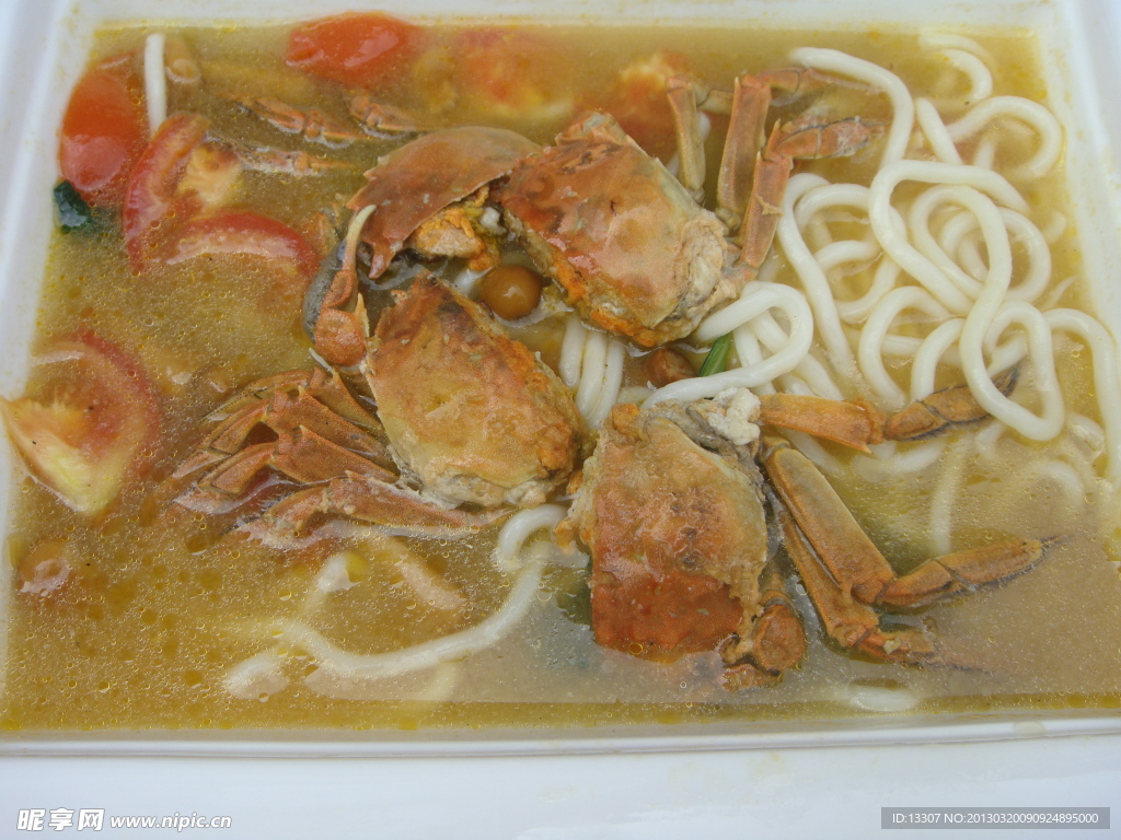 海鲜面蟹面