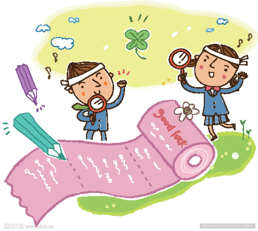 卡通学生
