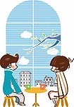卡通情侣