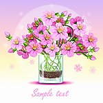 梦幻花纹花朵 花卡