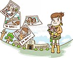 卡通女孩