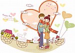 卡通情侣