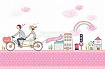 骑单车