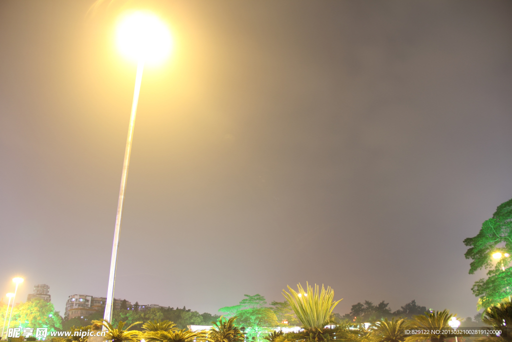 公园夜景