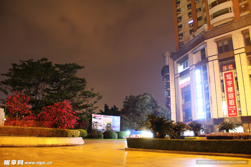 公园夜景