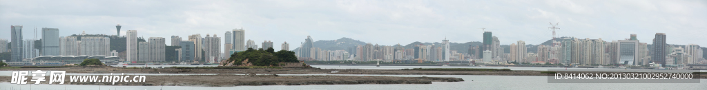 海沧看厦门岛全景