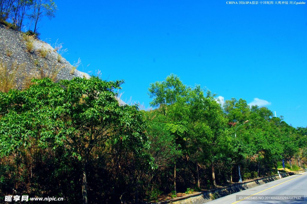 龙岗南澳一路风景山水