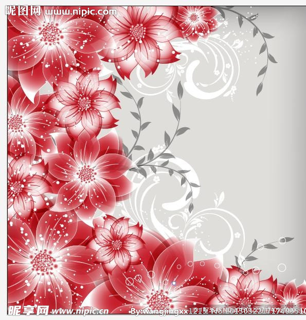 时尚花朵