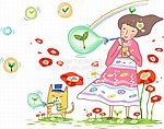 手绘少女 手绘女孩