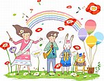 卡通人物插画
