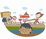 美金 卡通儿童