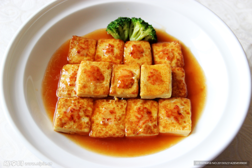 香煎自制豆腐