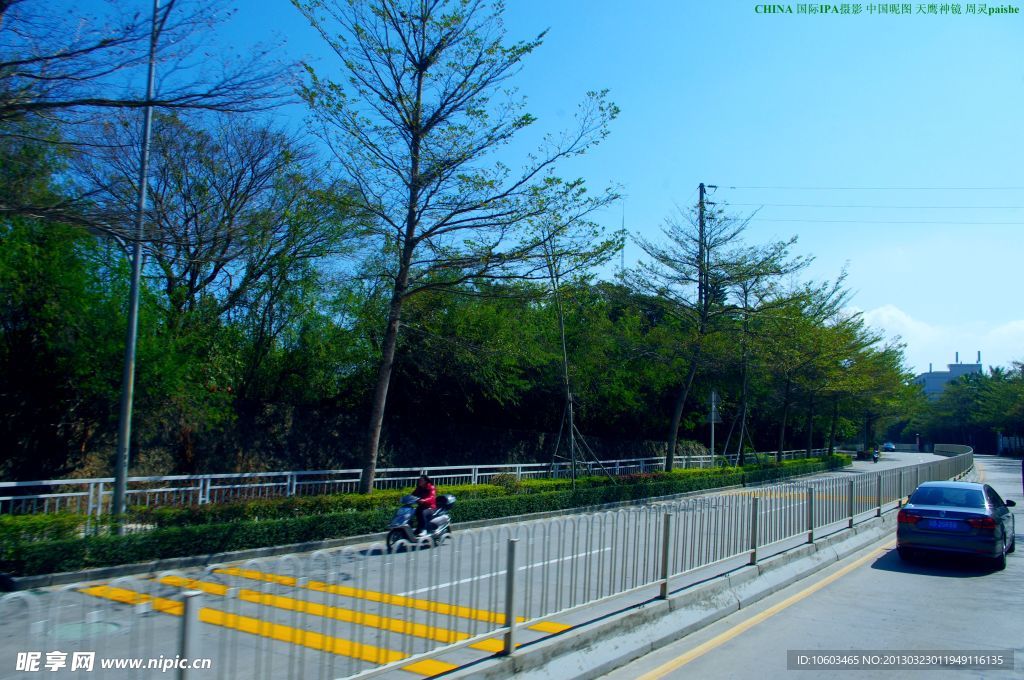 龙岗南欧一路风景风光