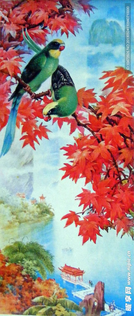 年画摄影图片