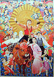 年画摄影图片