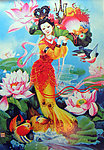 年画摄影图片