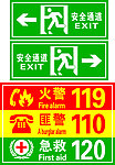 安全通道标志