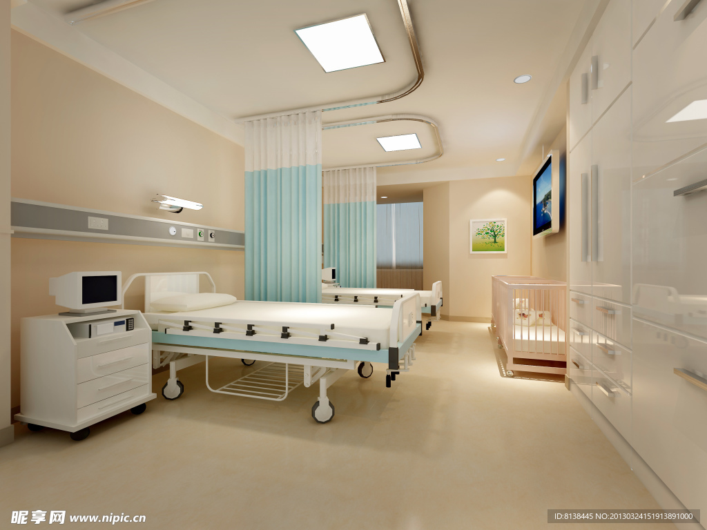 医院病房背景图片素材-正版创意图片501016195-摄图网