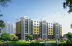 住宅楼模型