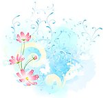 手绘花卉