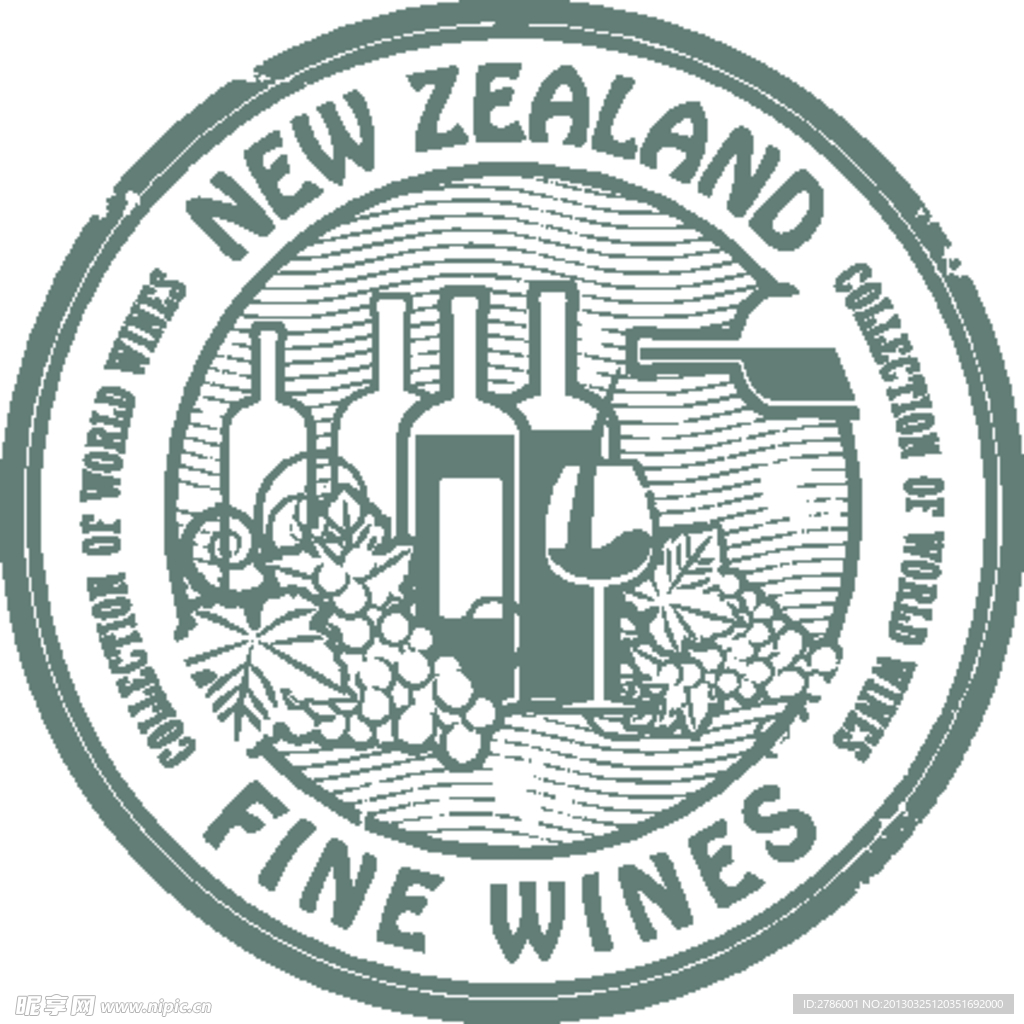 红酒标签 logo
