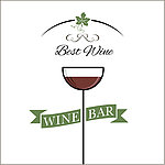 葡萄酒创意logo