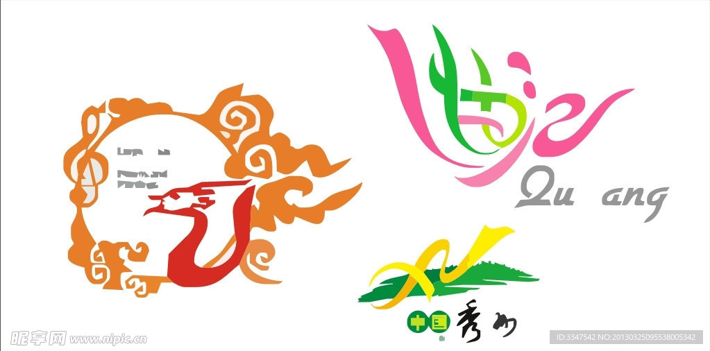 彩带logo