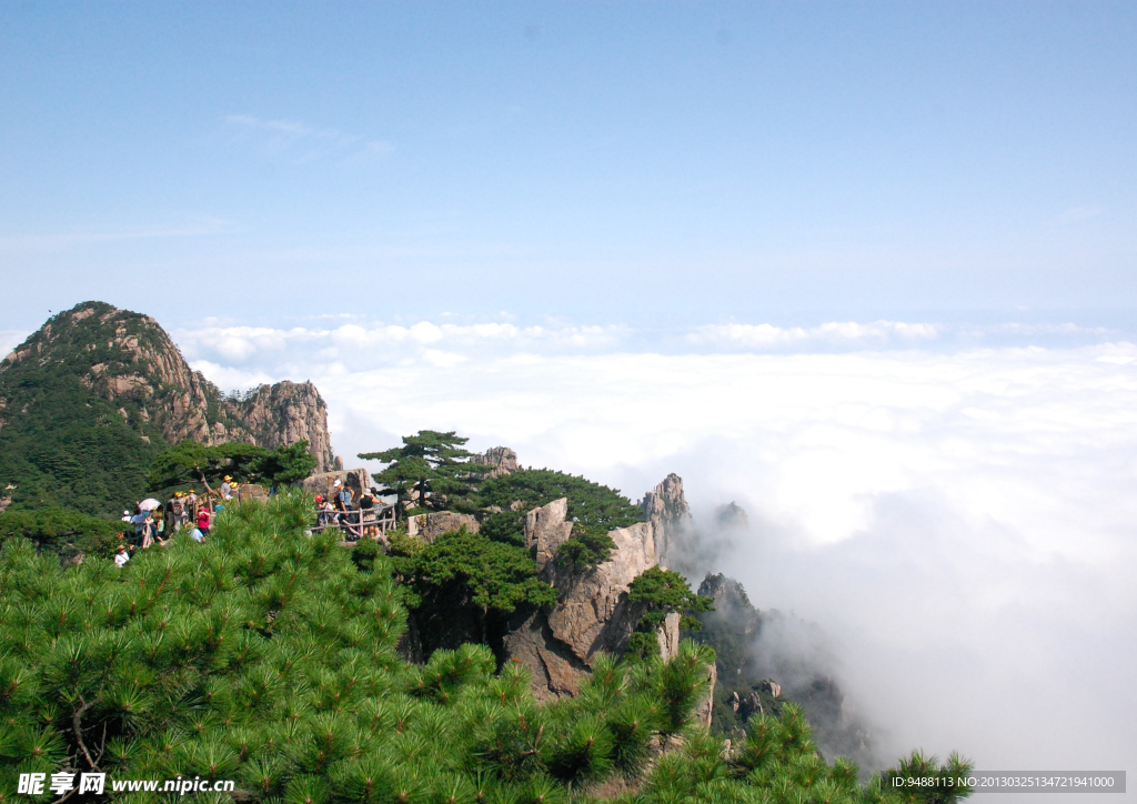 黄山云海风光