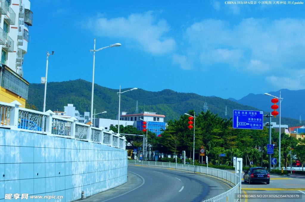 龙岗南澳一路风景风光