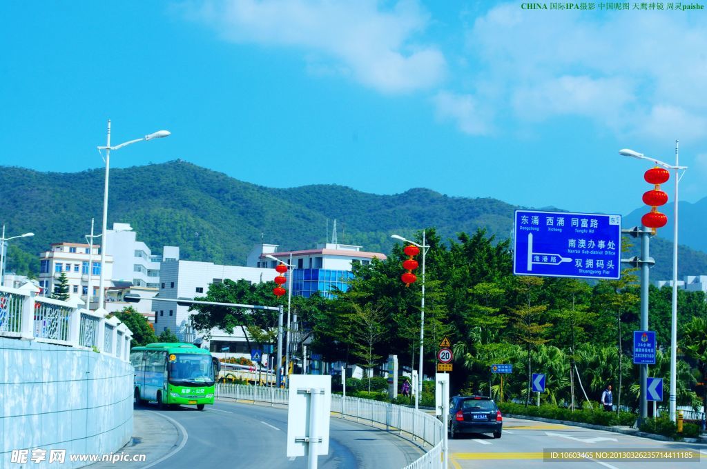 龙岗南澳一路风景风光